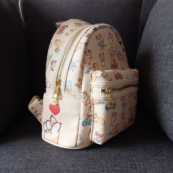 Mad Engine Corgi Lifestyle Mini Backpack - Picture 2 of 5